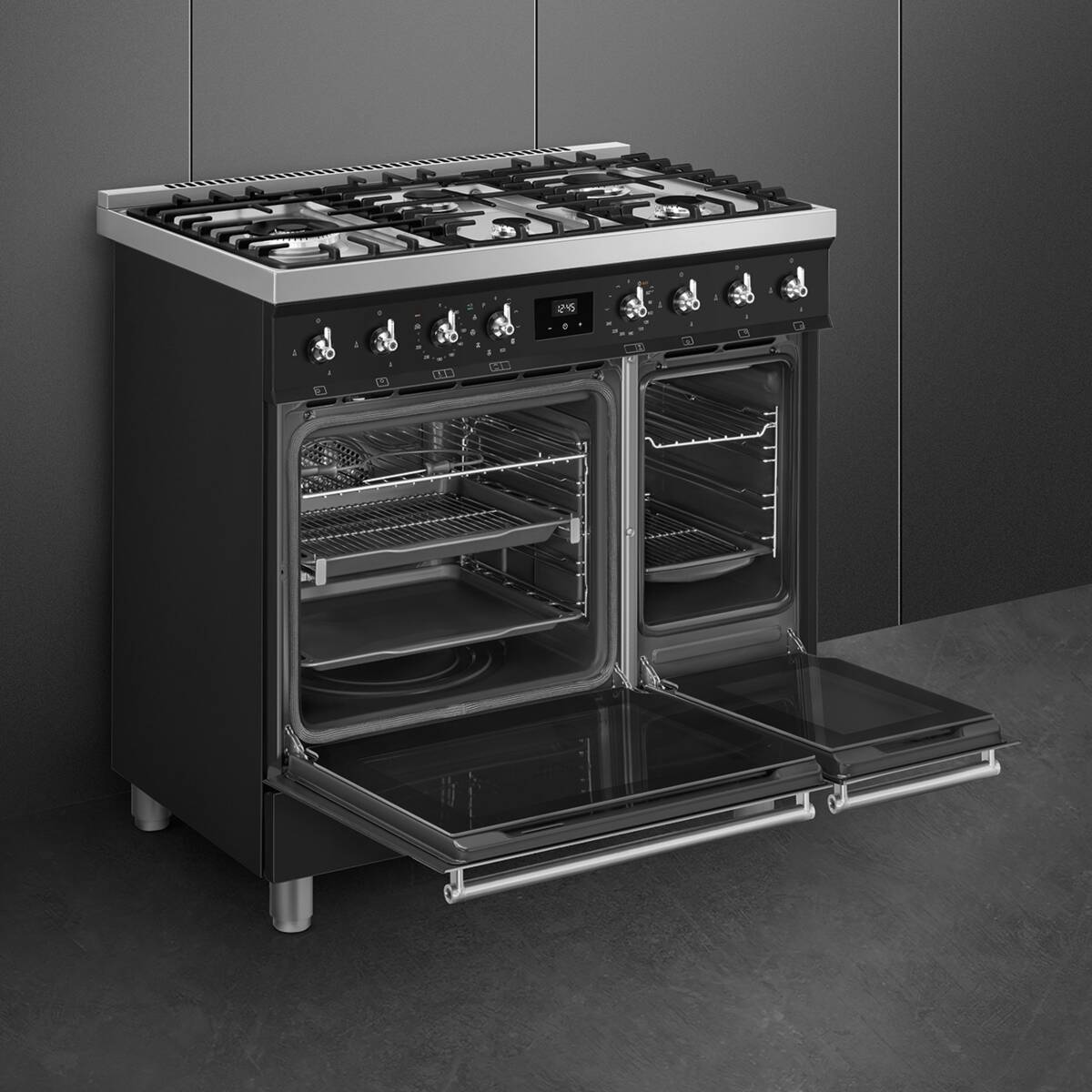 Smeg C92GPMBNLK2 Matt Black