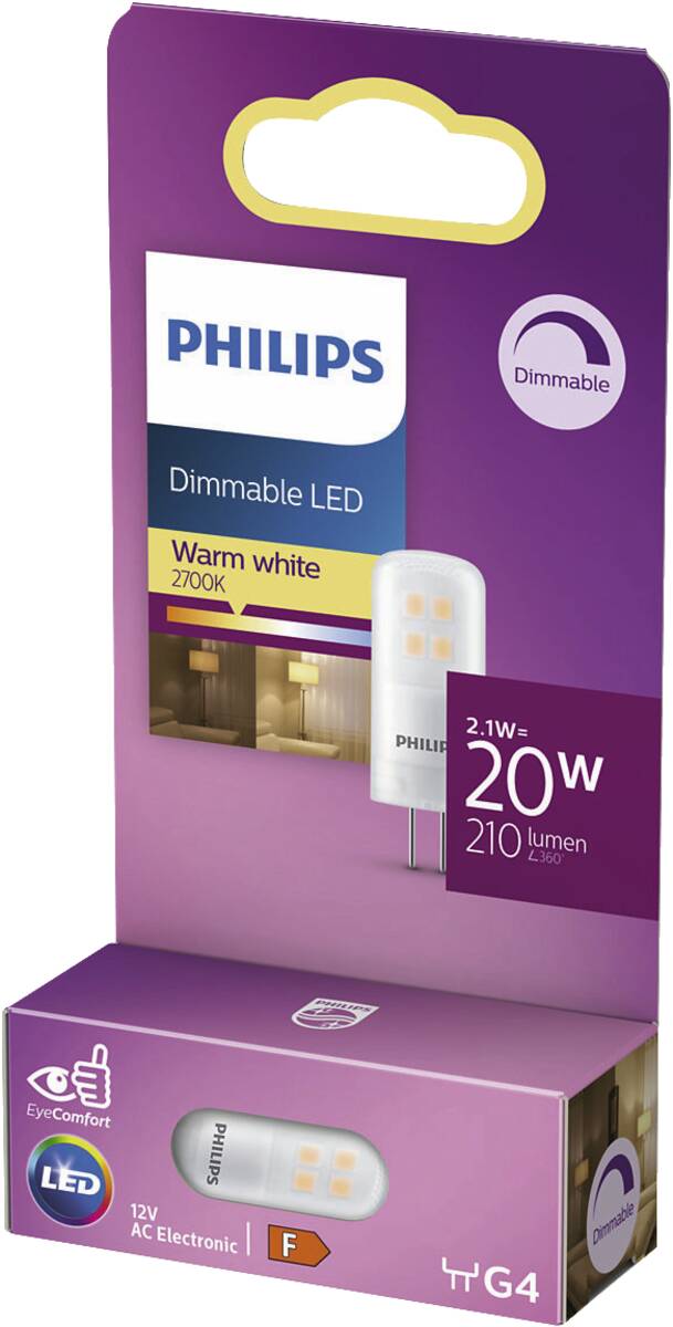 Philips LED 20W G4 WW 12V Dim SRT6