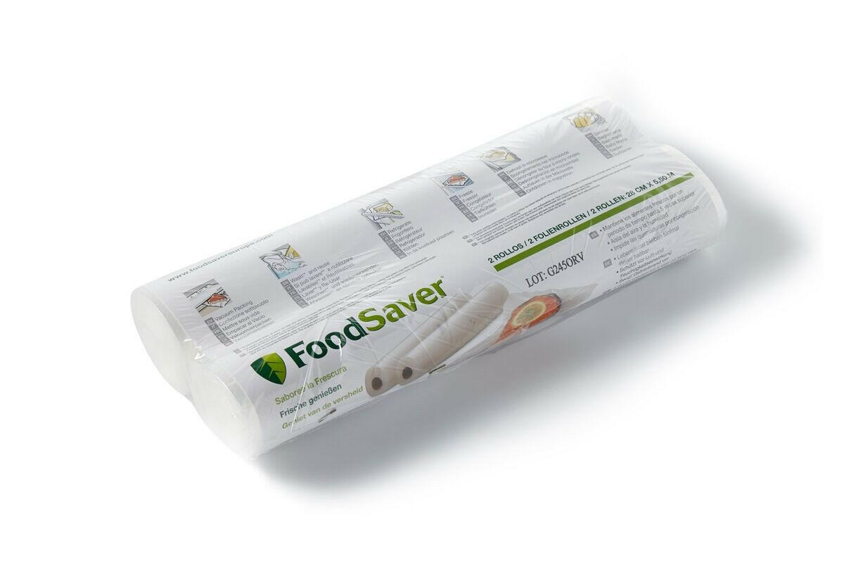 FoodSaver FoodSaver Folie 28 x 550cm (2 rollen)