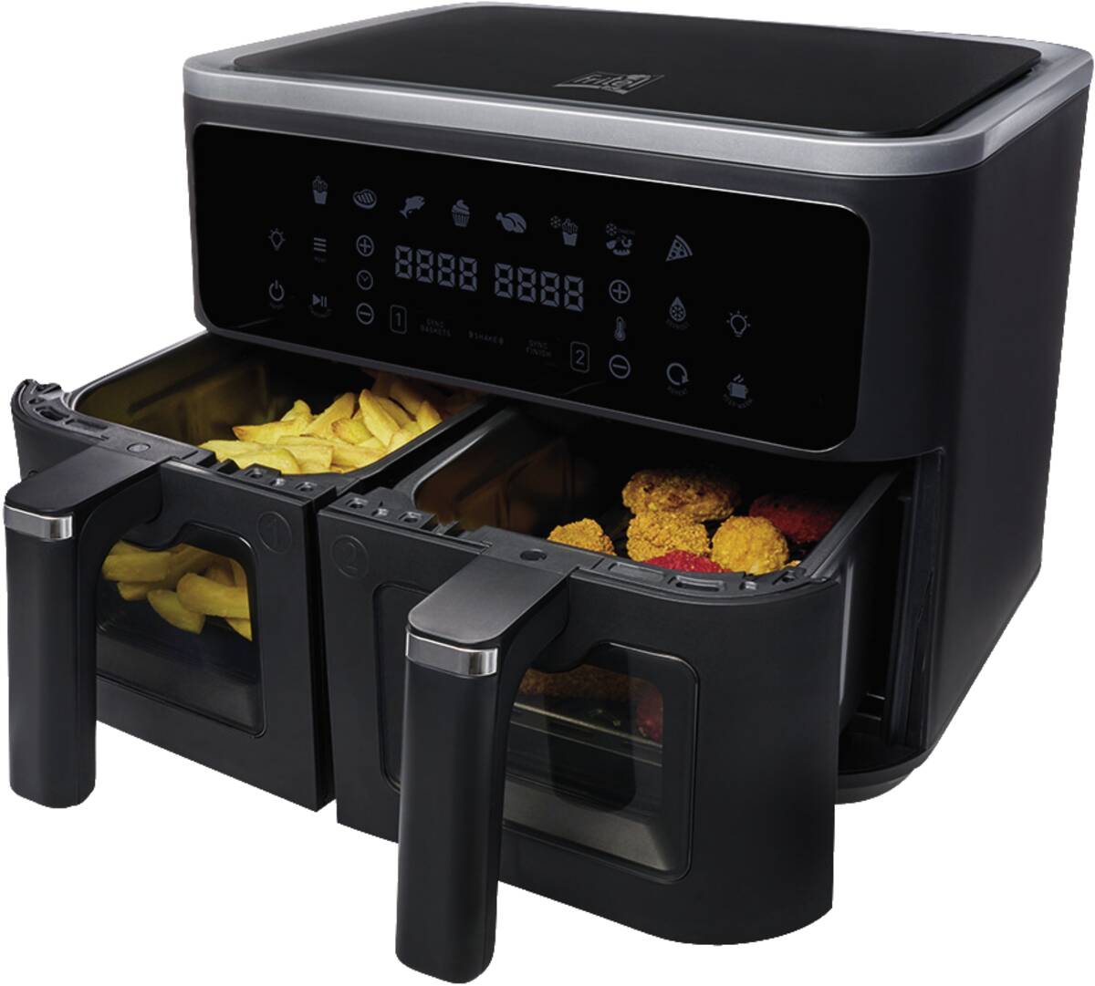 Fritel Fritel Snacktastic 8480 antraciet-RVS