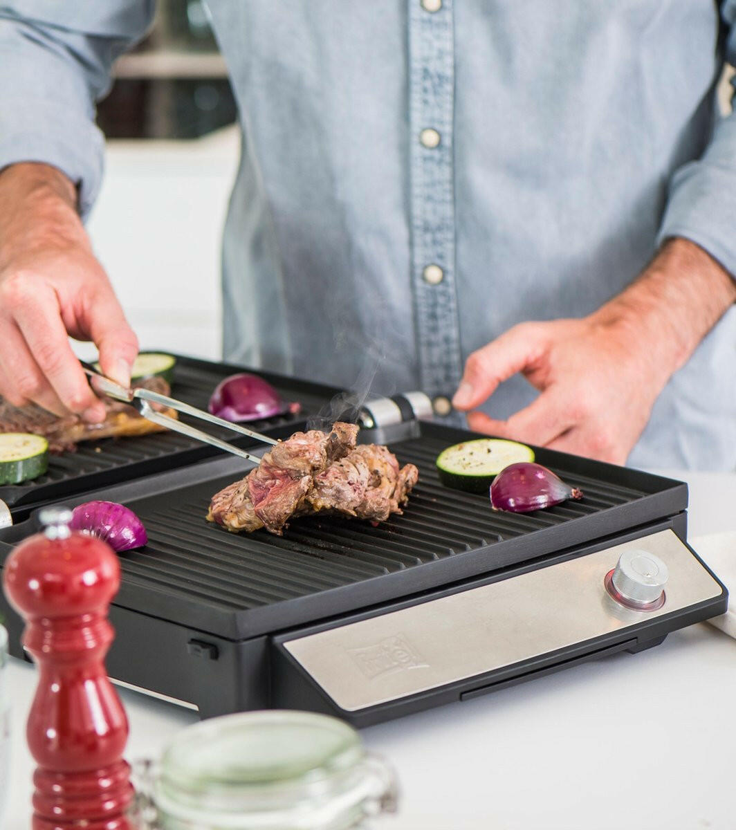 Fritel GR 3495 XL Power Grill RVS-antraciet.