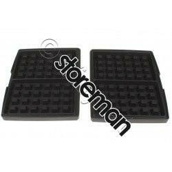 Fritel Set bakplaten Brusselse/Luikse wafels 4 x 6.