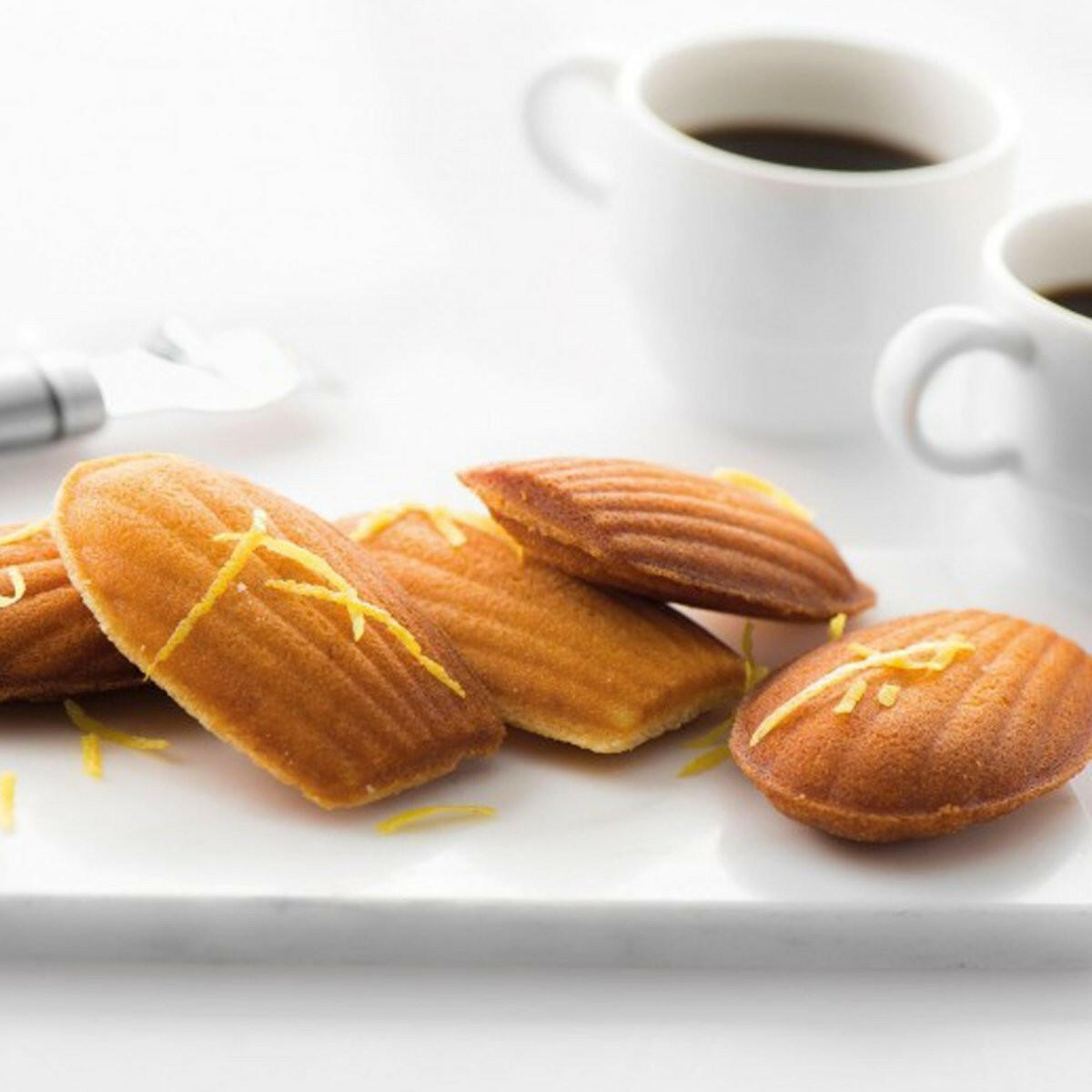 Fritel Set Bakplaten madeleines zwart.
