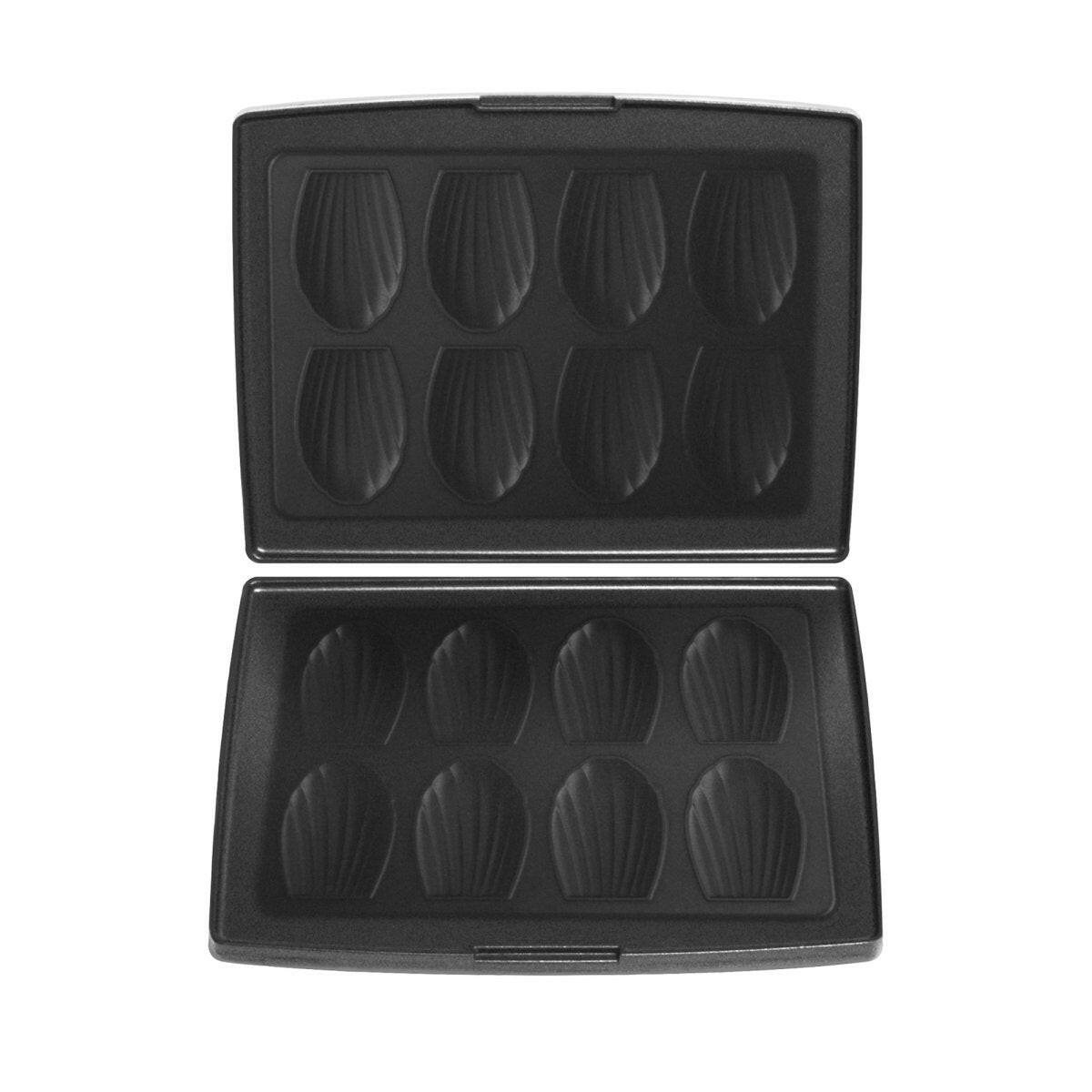 Fritel Set Bakplaten madeleines zwart.