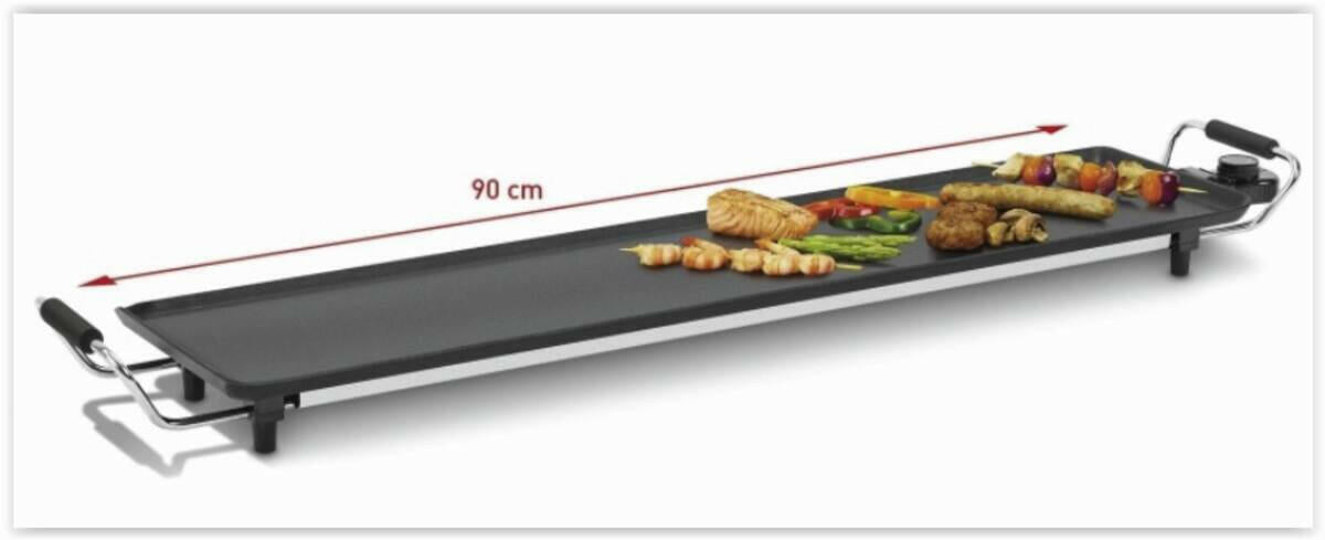 Fritel TY 1897 Teppanyaki zwart-zilver.
