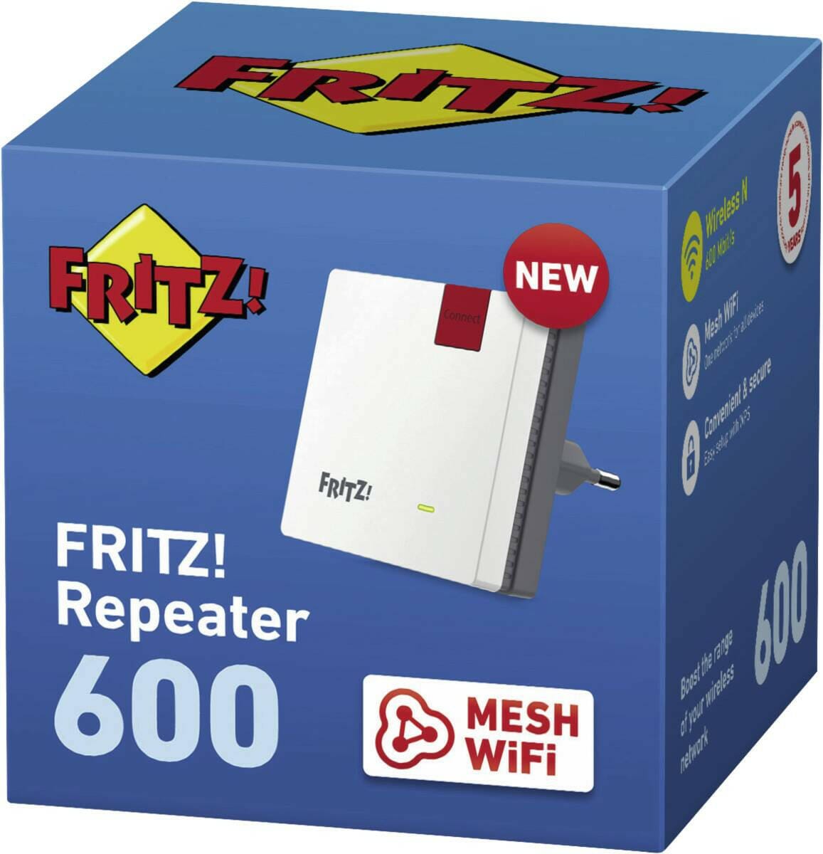 FRITZ! FRITZ!Repeater 600 Edition wit-rood