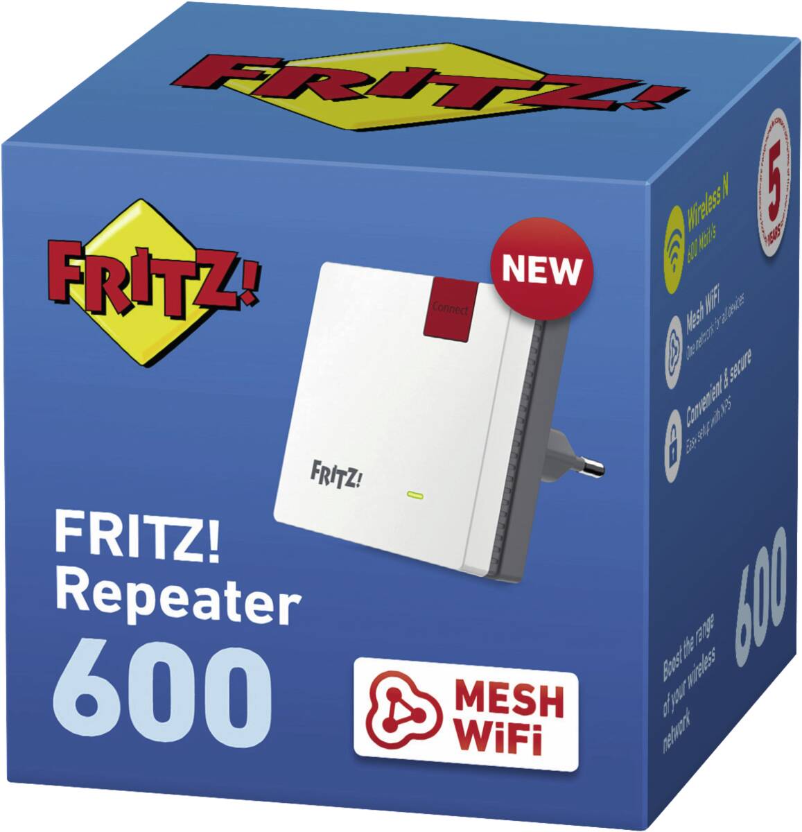 FRITZ! FRITZ!Repeater 600 Edition wit-rood