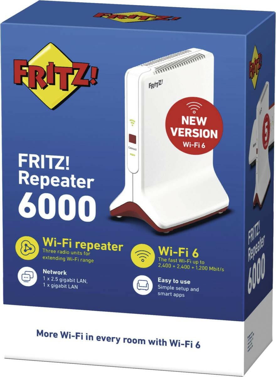 FRITZ! FRITZ!Repeater 6000 International wit-rood