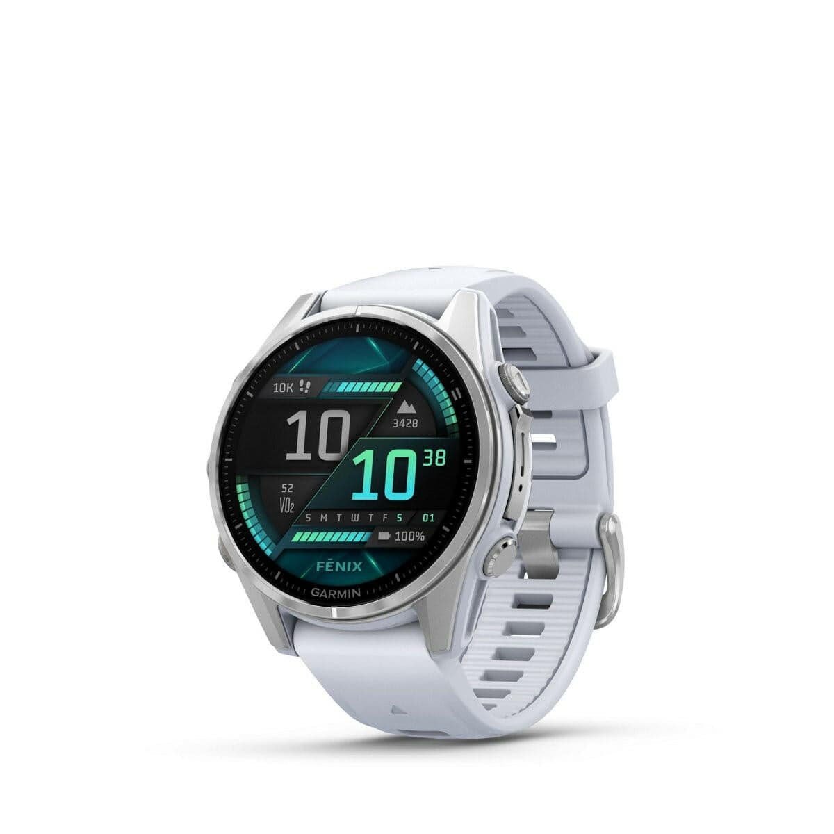 Garmin Garmin Fenix 8 43mm RVS Zilver