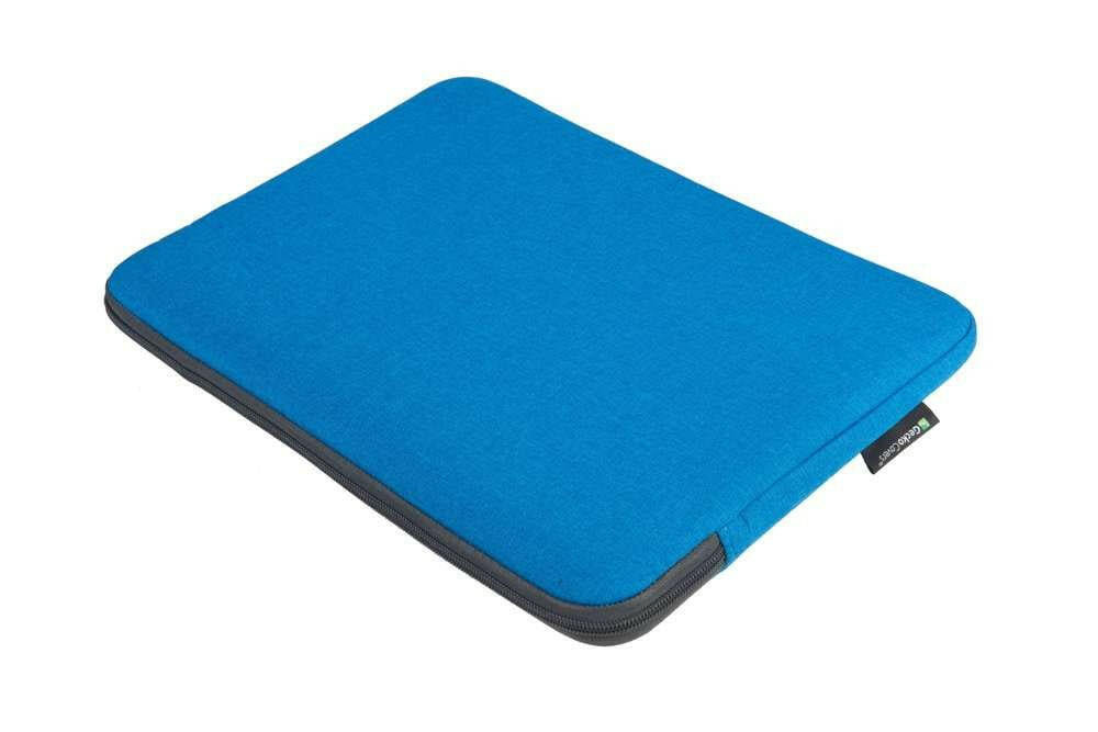 Gecko Universal Eco Laptop Case 13 inch Zipper Sleeve zwart.
