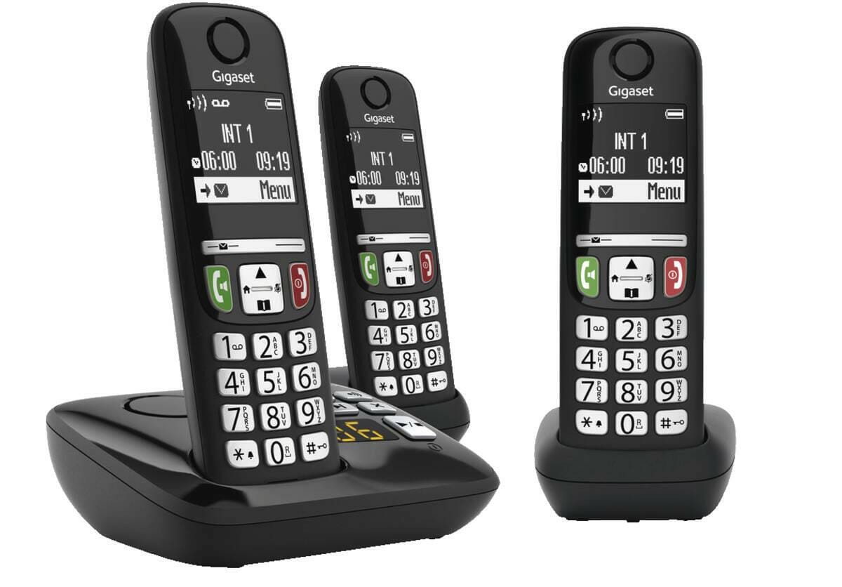 Gigaset Gigaset A735A Trio zwart