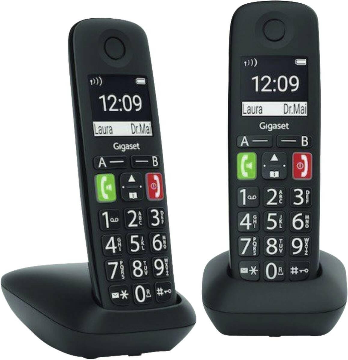 Gigaset Gigaset E290R Duo zwart