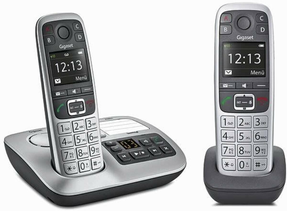 Gigaset Gigaset E560A Duo zwart-zilver