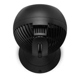 GLOBE TABLE FAN BLACK.