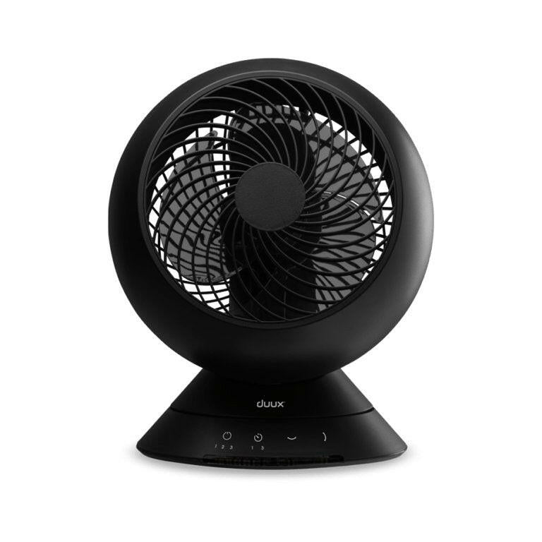 GLOBE TABLE FAN BLACK.