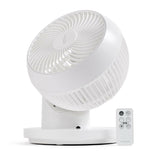GLOBE TABLE FAN WHITE.