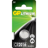 GP BATTERIJ KNOOPCEL CR1632 3V.