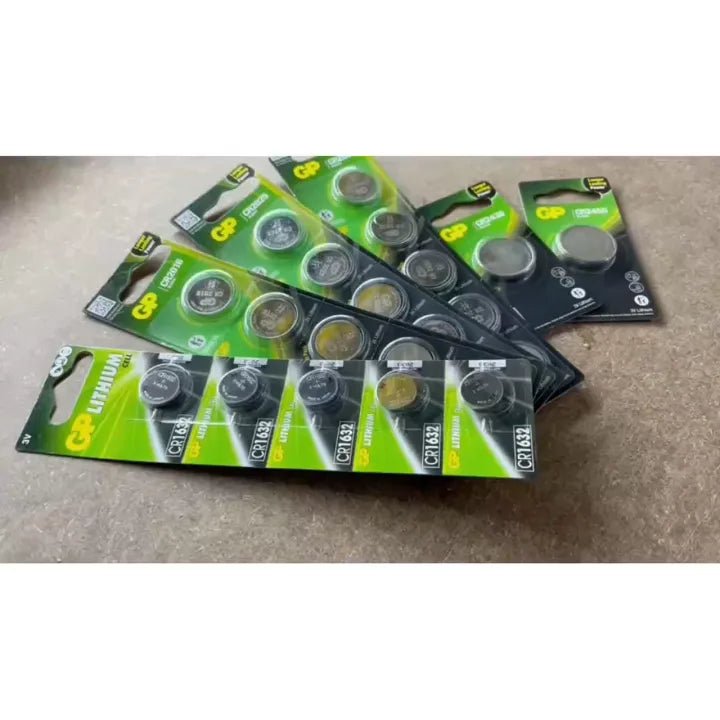 GP BATTERIJ KNOOPCEL CR1632 3V.