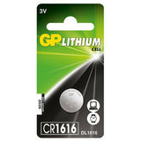 GP Battery GP KNOOPCEL LITH. CR1616.