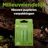 GP GP ReCyko Rechargeable AA Batterijen 2100mAh 2-Pack