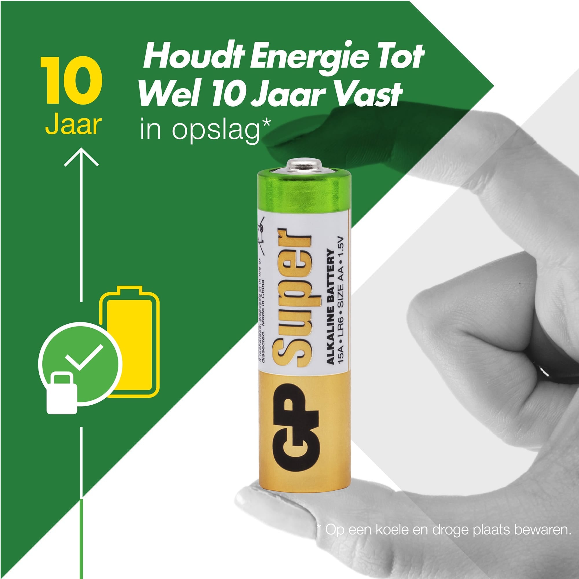 GP GP Super Alkaline AA Batterijen 8-Pack