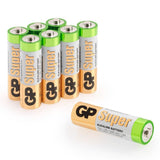 GP GP Super Alkaline AA Batterijen 8-Pack