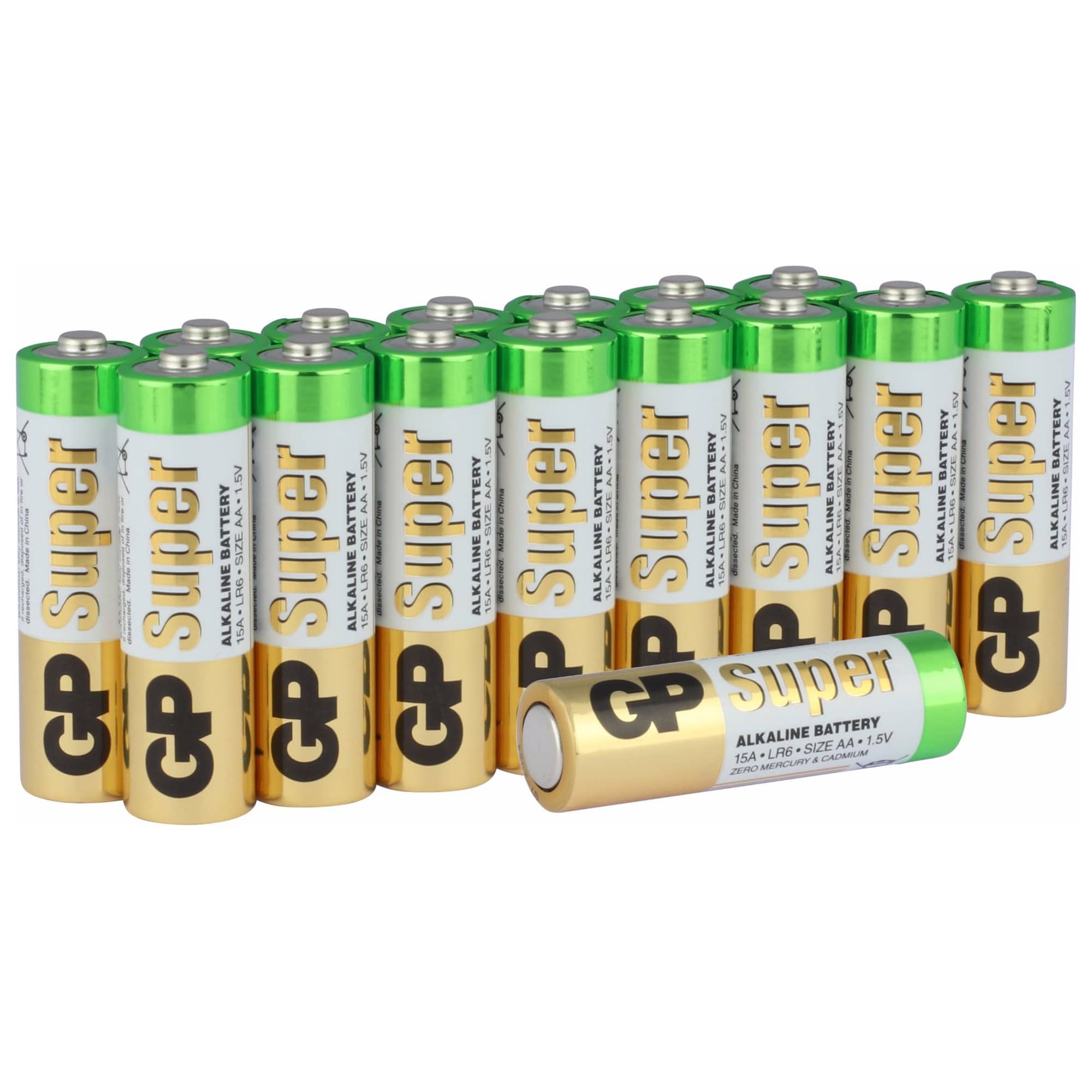 GP GP Super Alkaline AA LR16 Batterijen 16-Pack