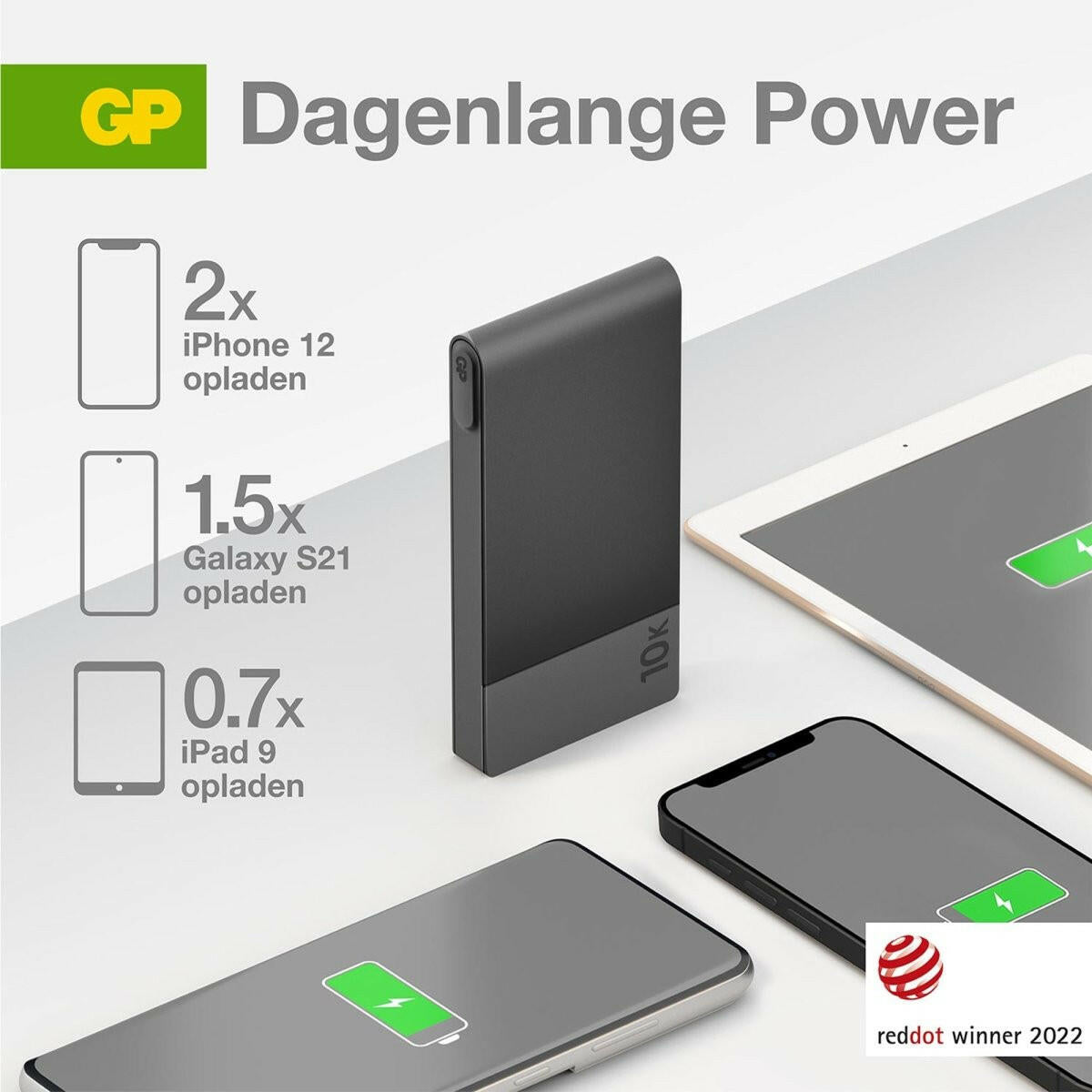 GP POWERBANK USB-C 10.000MAH.
