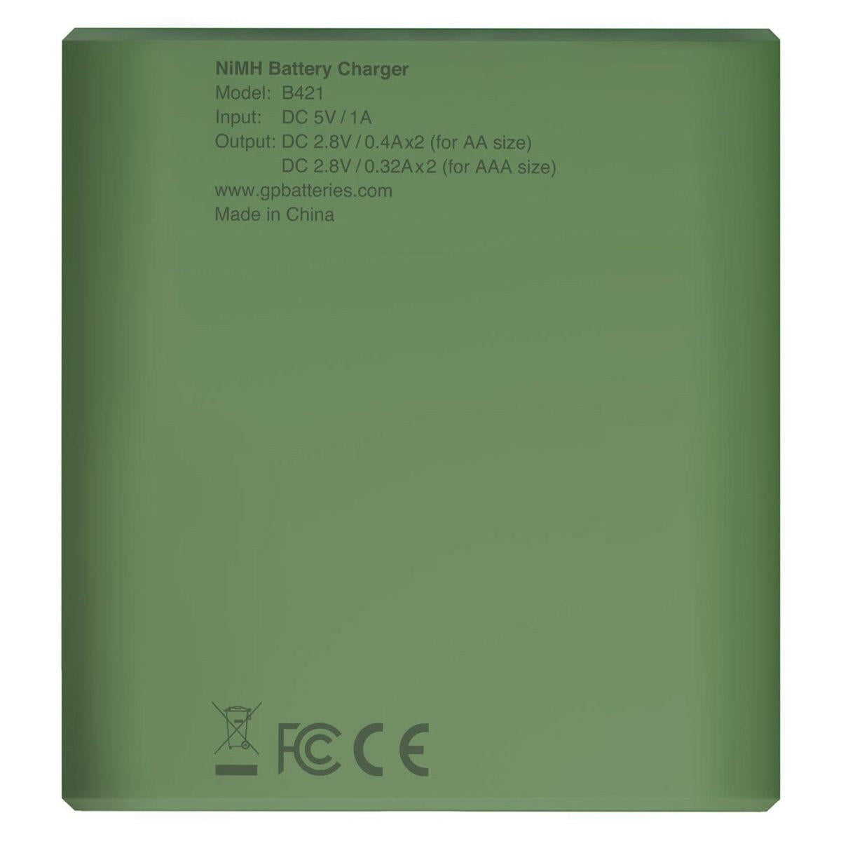 GP USB LADER AA A4 2100MAH.