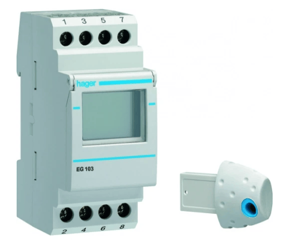 Hager Hager EG Schakelklok Programmeerbaar DIN-Rail 1 Kanaal 16A