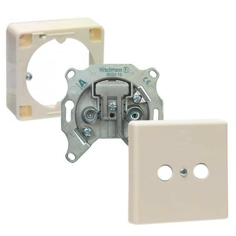 Hirschmann DIO 01 shop SOP wandcontactdoos.