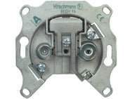 Hirschmann GEDU 15 shop Wandcontactdoos voor 15 dB rijgsyste.