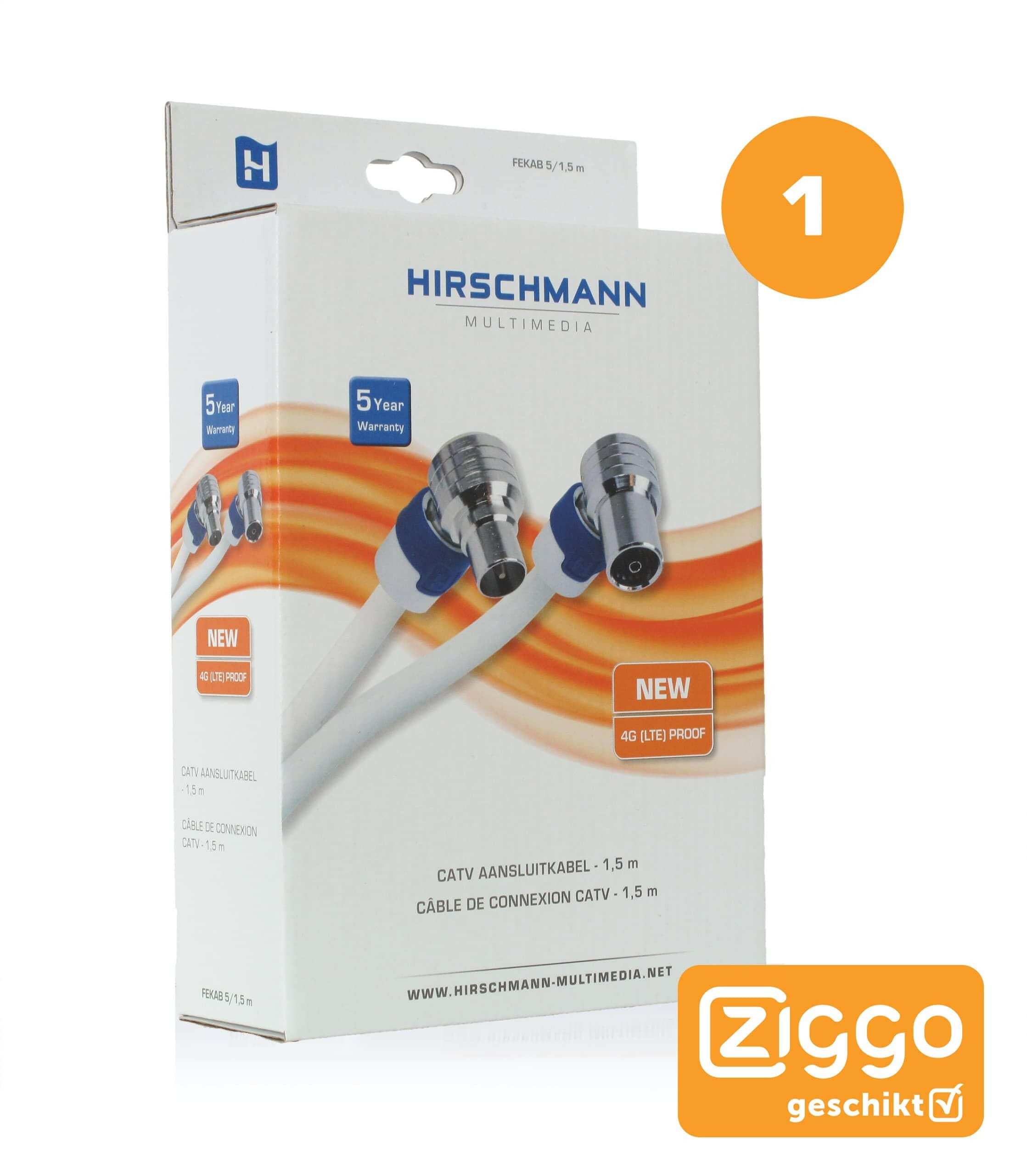 Hirschmann Hirschmann FEKAB 5/1,5 m Aansluitkabel IEC 1,5 m 4G proof wi