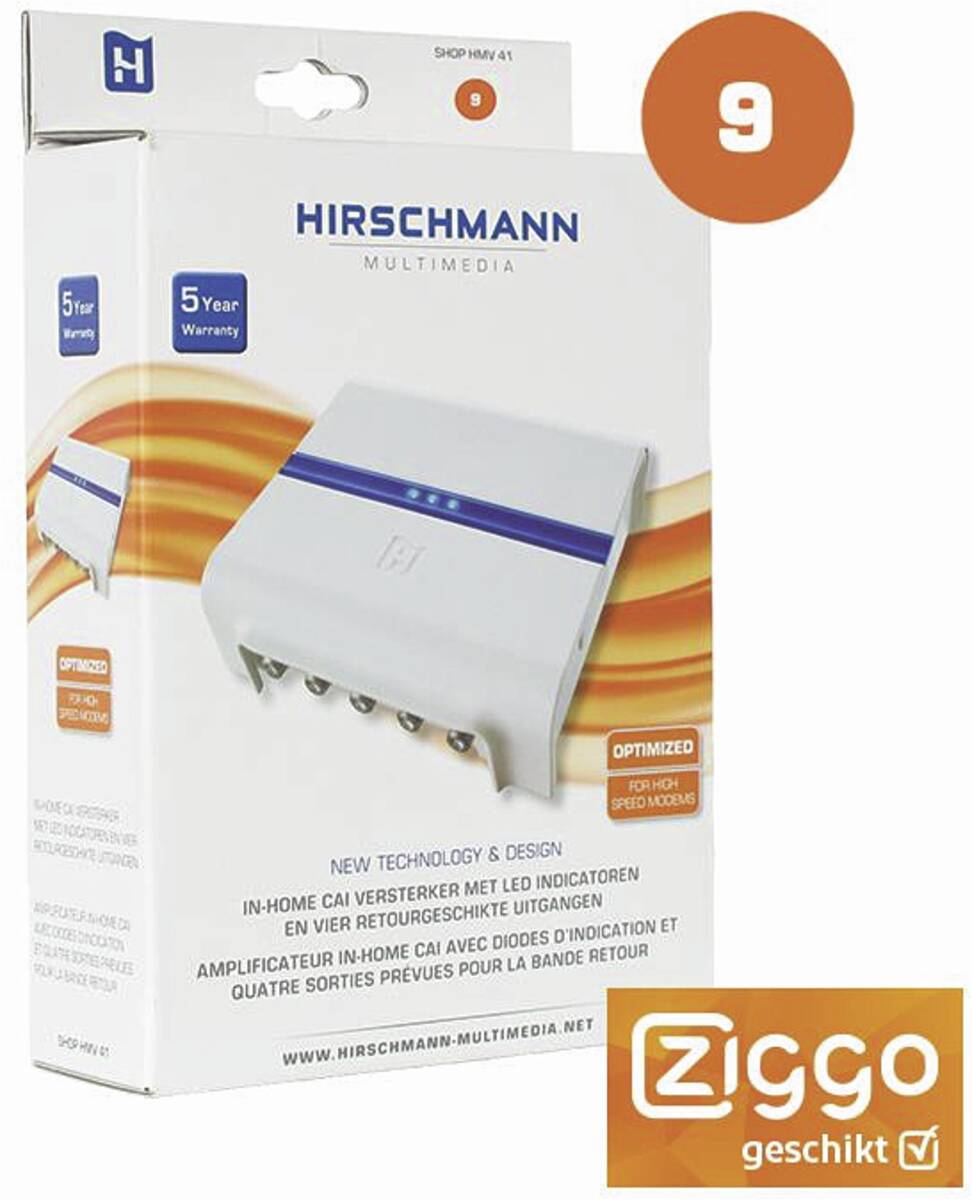 Hirschmann HMV 41 shop Viervoudige inhuisversterker - EP:Tummers