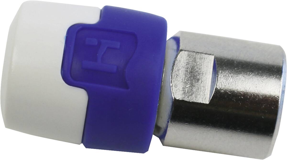 Hirschmann QFC 5 Rechte push on quick F connector - EP:Tummers