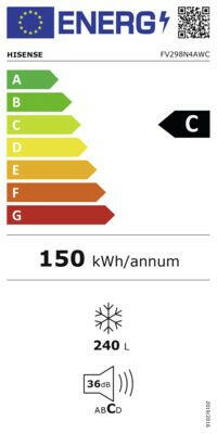 Hisense FV298N4AWC wit.
