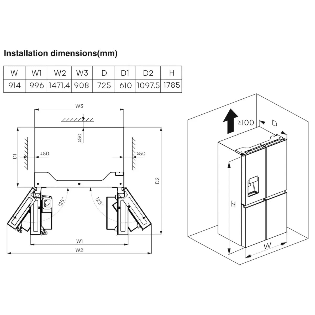 Hisense Hisense RQ760N4IFE zwart