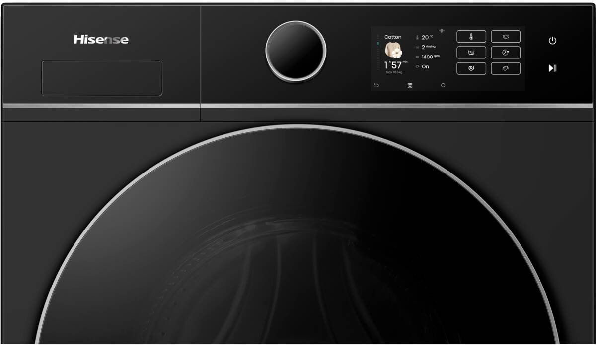 Hisense Hisense WF5I1045BBQ zwart