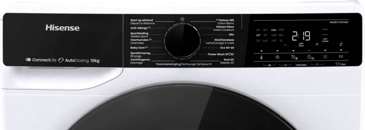 Hisense Hisense WF5V144BW/BLX wit