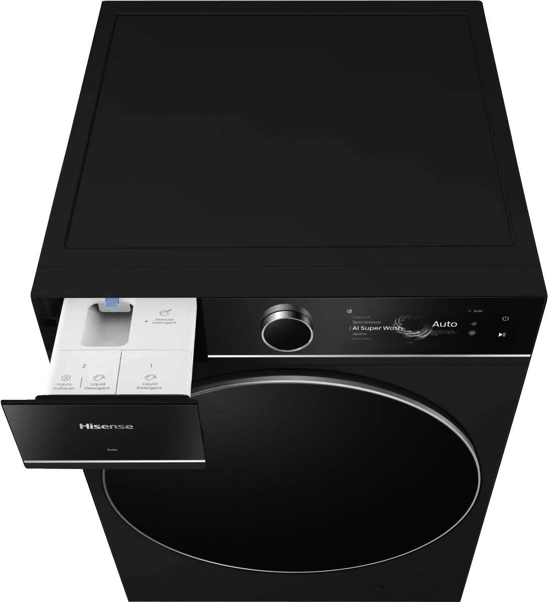 Hisense Hisense WF7I1248BBR/BLX zwart