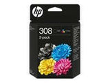 HP 308 Black/Tri-Color 2-Pack.
