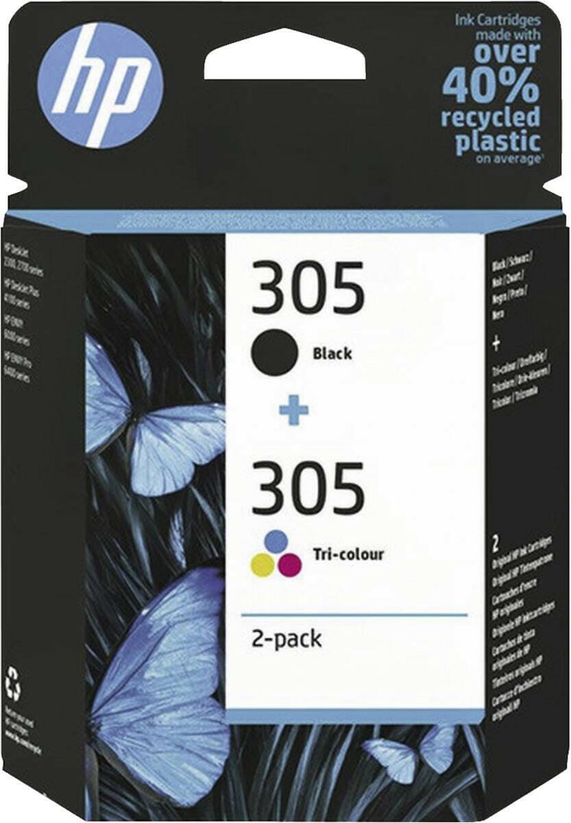HP HP 305 2-pack Tri-color/Black