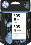 HP HP 305 2-pack Tri-color/Black