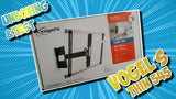 VOGELS MUURSTEUN THIN 545 BLACK TURN 180 WALL MOUNT 40-65 IN