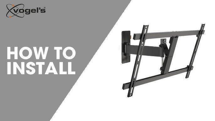 VOGELS MUURSTEUN THIN 545 BLACK TURN 180 WALL MOUNT 40-65 IN