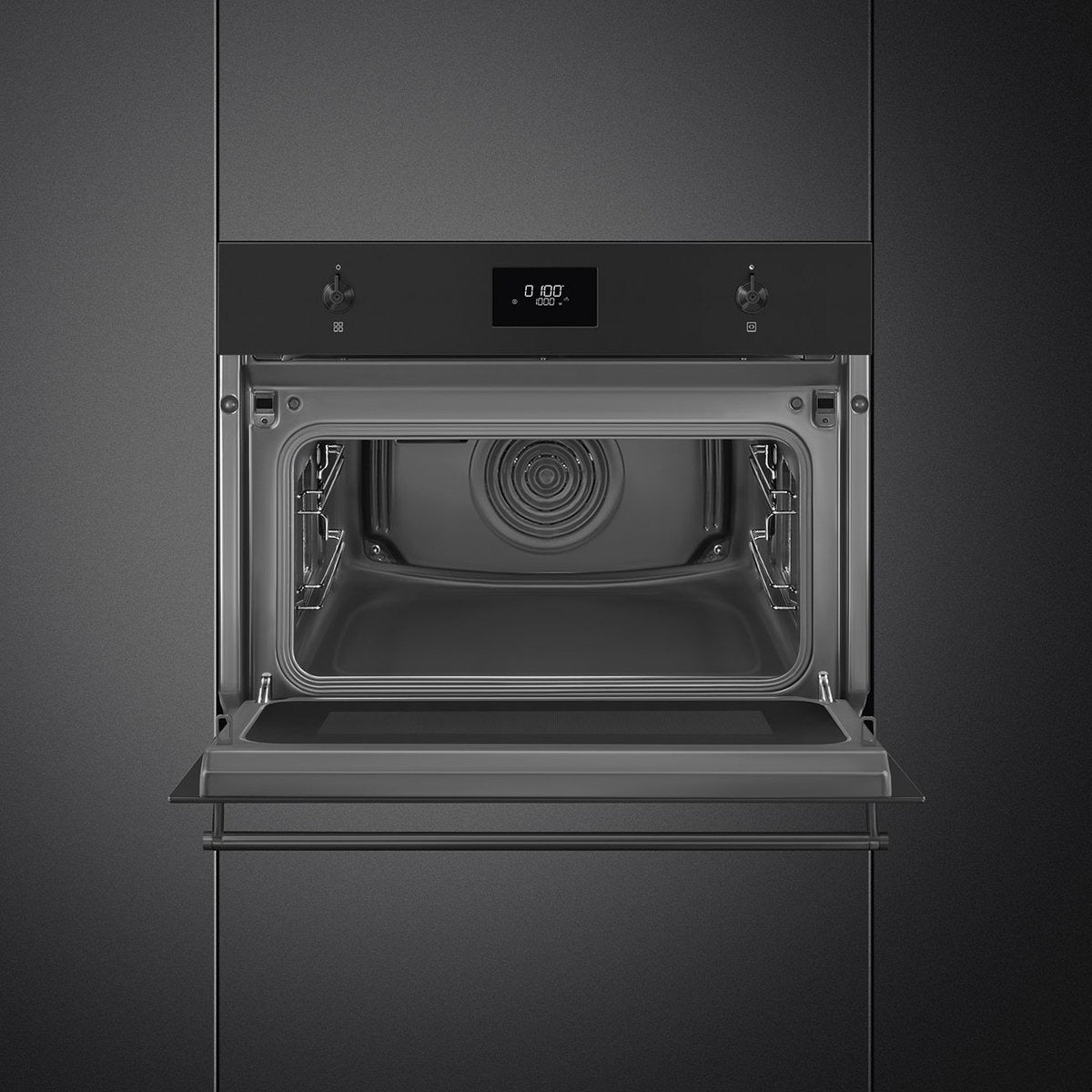 Smeg SO4301M1N mat zwart