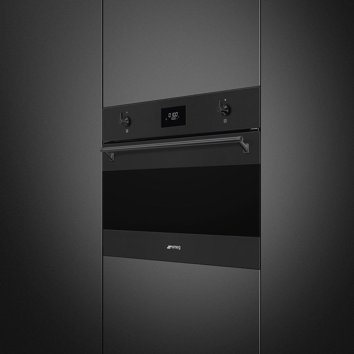 Smeg SO4301M1N mat zwart