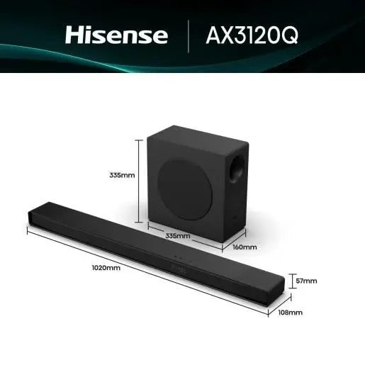 Hisense AX3210Q zwart
