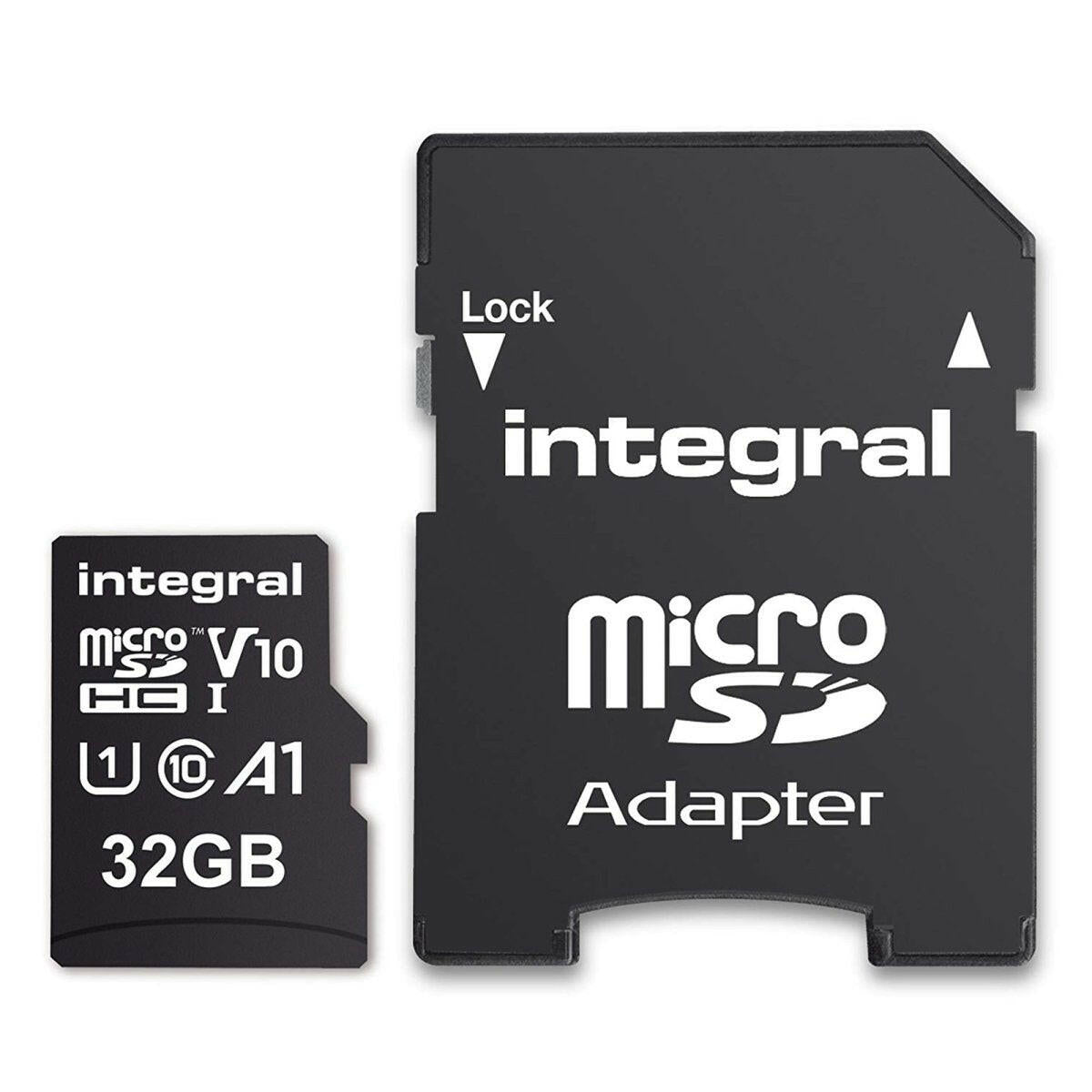 Integral Micro SDHC card 32GB 100MB/s.