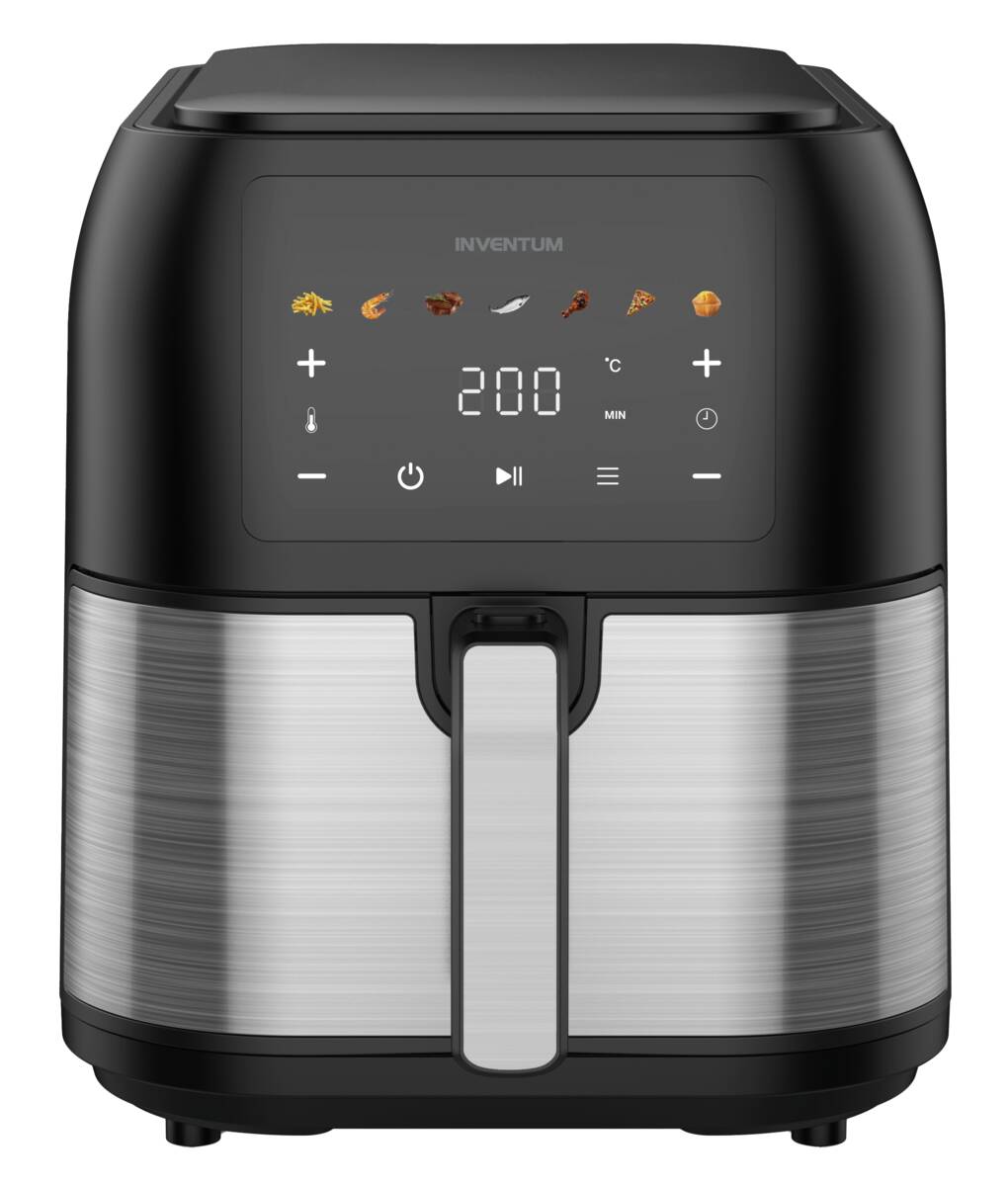 Inventum Inventum GF801HLDB zwart-RVS